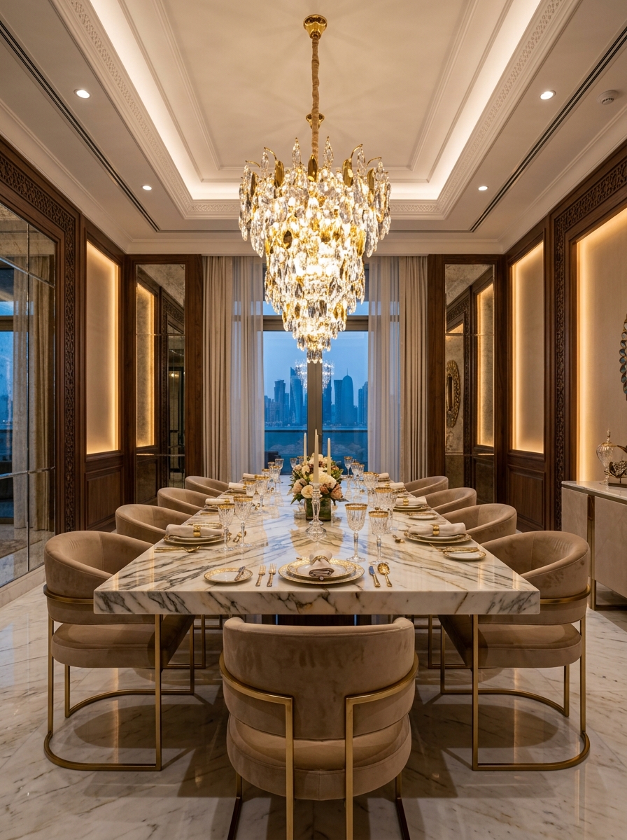 Luxury Living Interior Doha Qatar